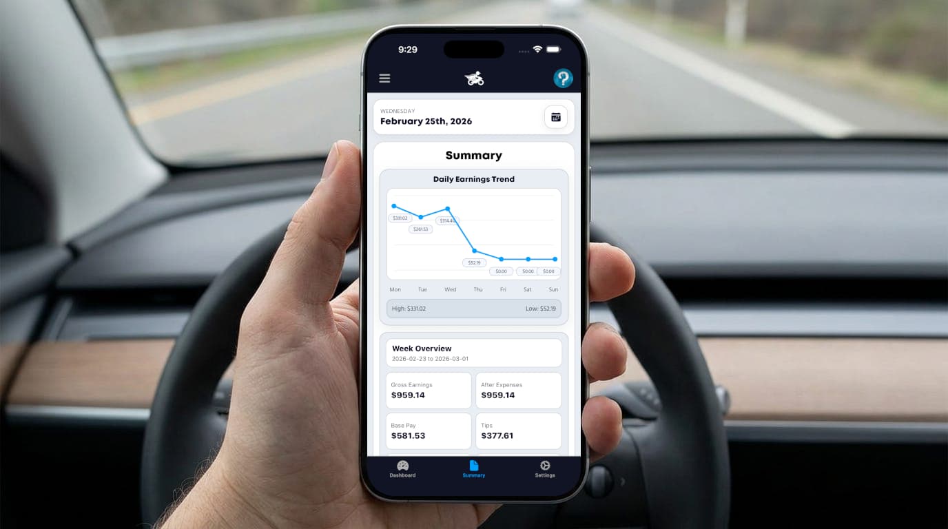 Gig Sidekick feature screenshot